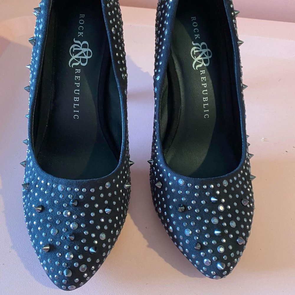 Rock & Republic High Spiked/Studded Heels Size 8.5
